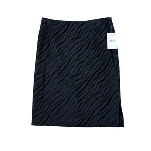 NWT Susan Bristol  stripe skirt size 10